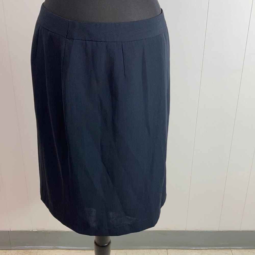 Harris/Wallace Navy Blue Casual Skirt  14